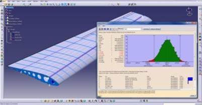 3D Simulation of an Aircraft Wing - focus on skin attachement